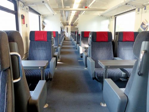 train seats compartment