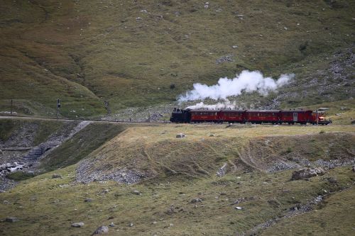 train steam mountains
