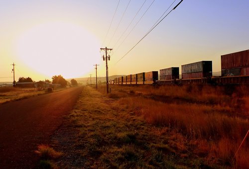 train  goods  dawn