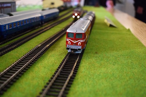 train  slides  railroad