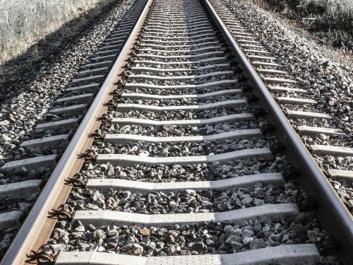 train track pebble