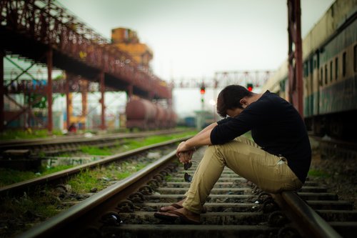 train  sad  lonely