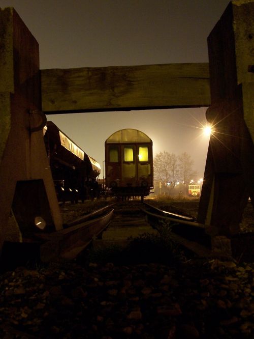 train wagon night