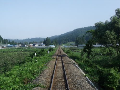 train track countryside