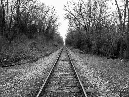 train tracks railroad