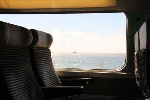 train seats seating