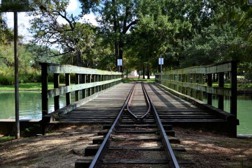 train track bridge overpass