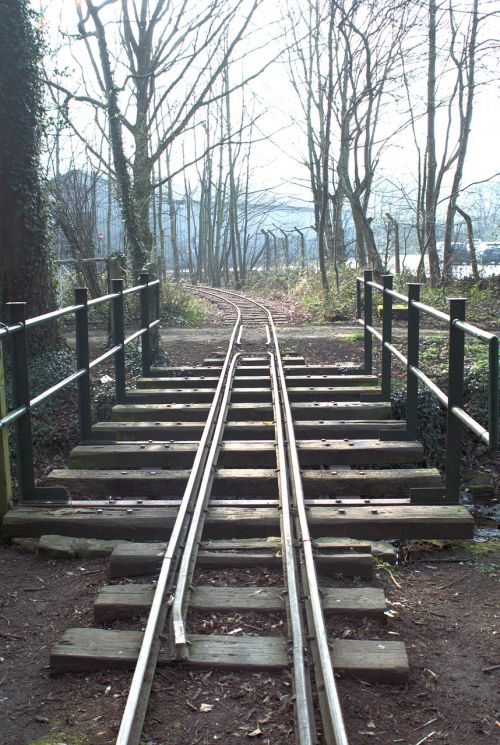 train track outdoors tracks