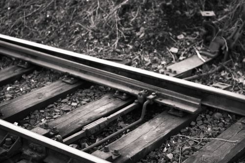 train tracks railroad railway