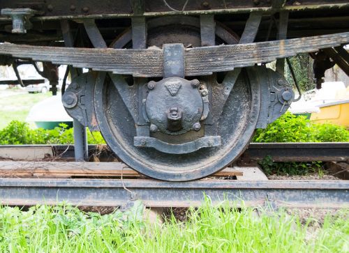 train wheel old train railway