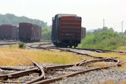 trains boxcar track