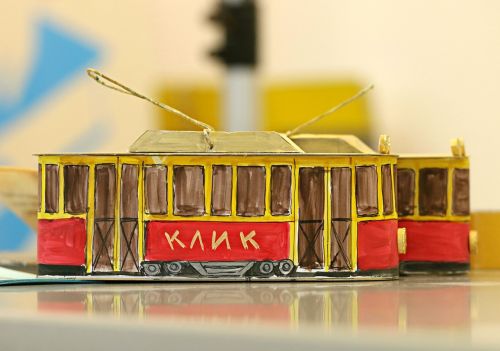 tram transport toy