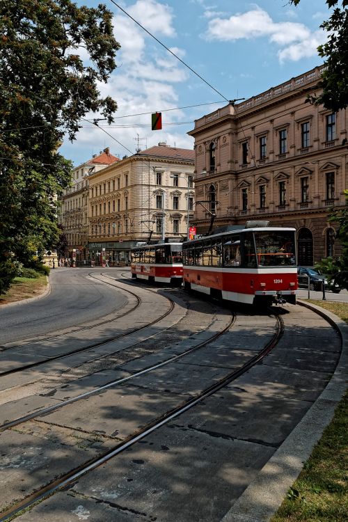 tram architecture brno