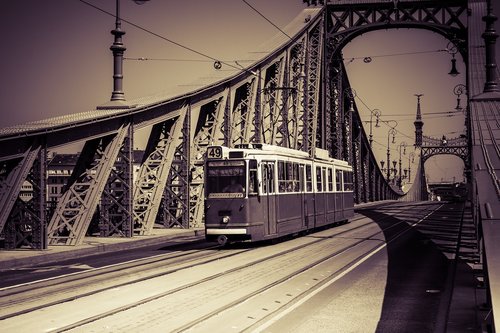 tram  budapest  hungary