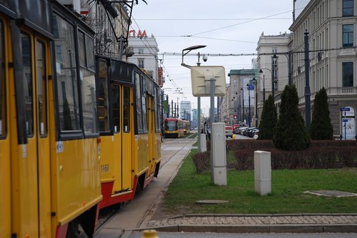 tram  city  the centre of