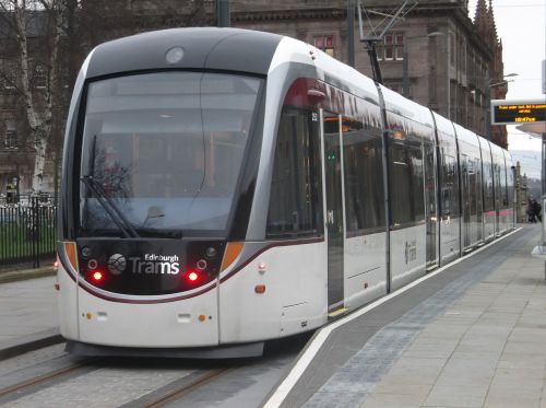 tram rails transportation
