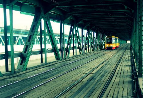 tram train bridge