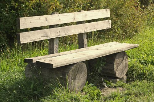 tranquility base wooden bench bank