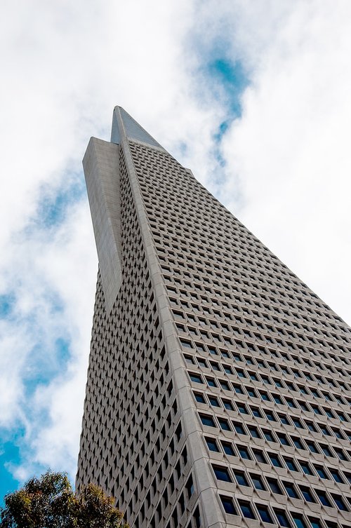 transamerica pyramid  san francisco  building