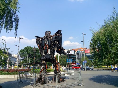 transformer art sculpture