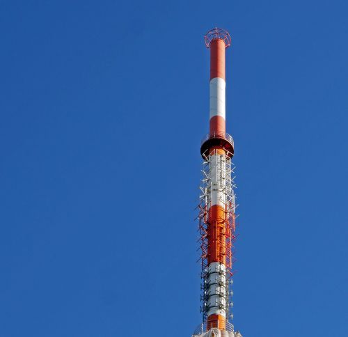 transmission tower mast tip radio