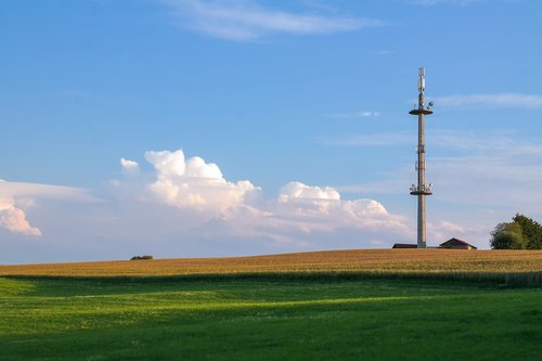 transmission tower  radio mast  transmitter