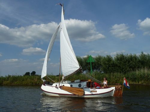 transport sailing boat friesland