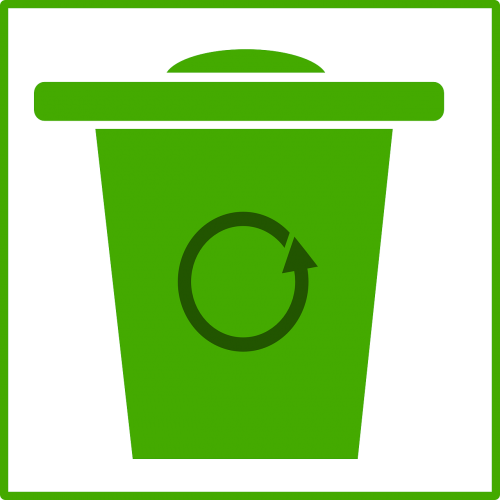 trash sign symbol