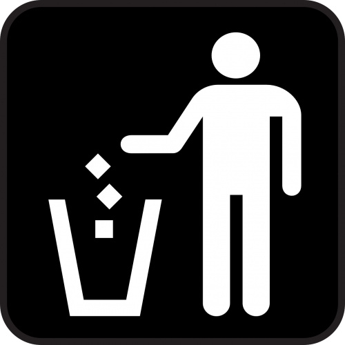 trashcan waste basket recycle