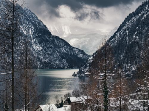 traunsee mountain lake