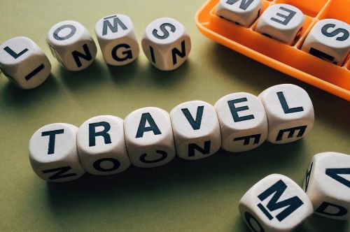 travel word letters