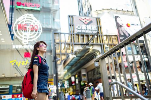 travel asian women japanese street