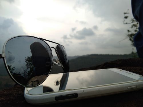 travel car mobile or sunglass