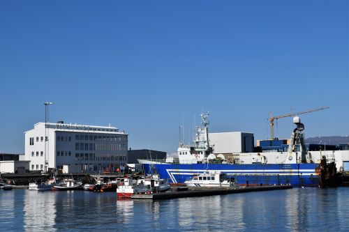 trawler reykjavik harbour