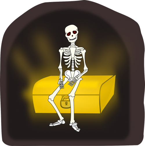 treasure skeleton death