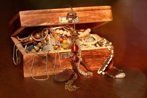 treasure chest chest jewellery