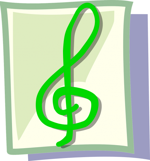 treble clef g clef musical note