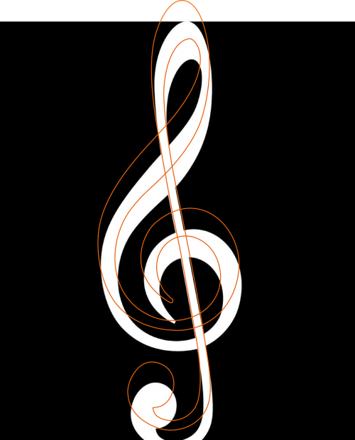 treble clef music clef