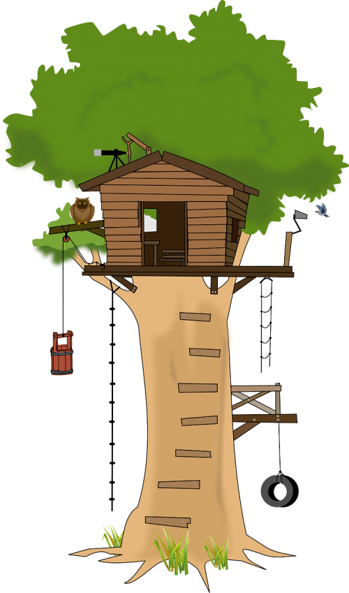 tree treehouse woodhouse