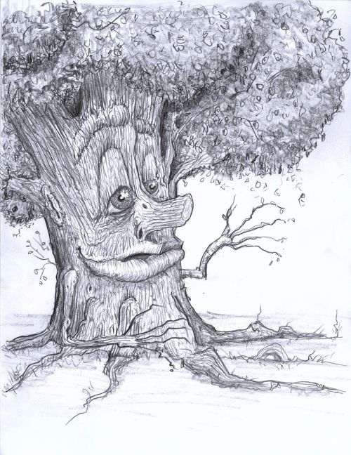 tree creepy scary