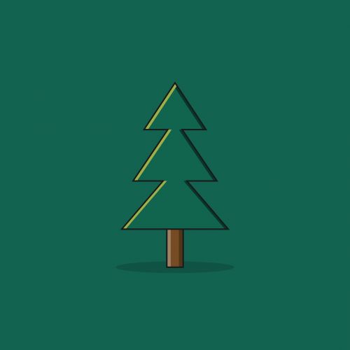 tree icon christmas tree