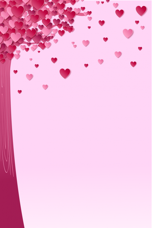 tree rosa heart
