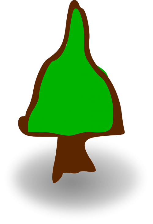 tree cartoon green