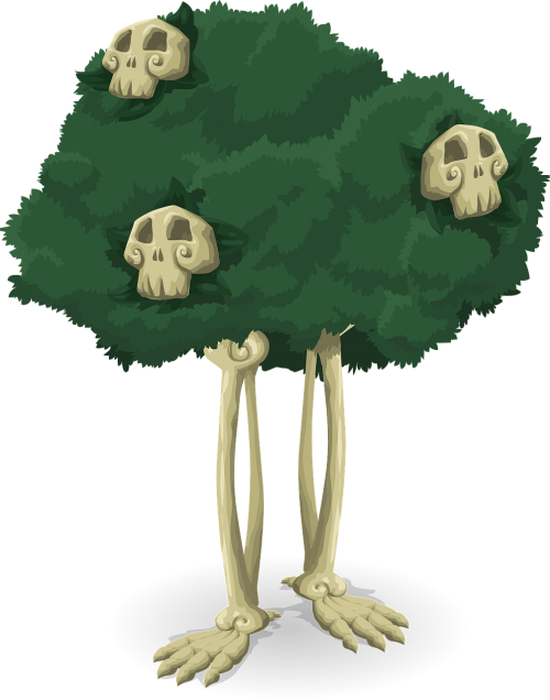 tree skeleton bones