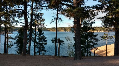 trees lake rampart reservoir