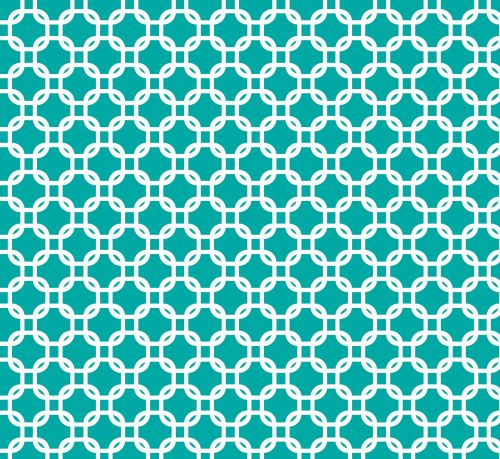 Trellis Pattern Seamless Teal Green