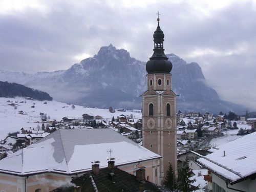 trentino campanile snow