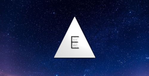 triangle space background