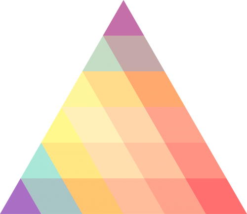 triangle ornament colors
