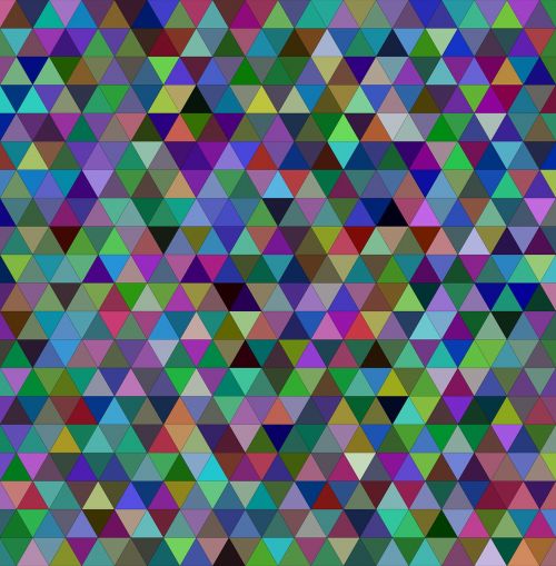 triangle tile mosaic